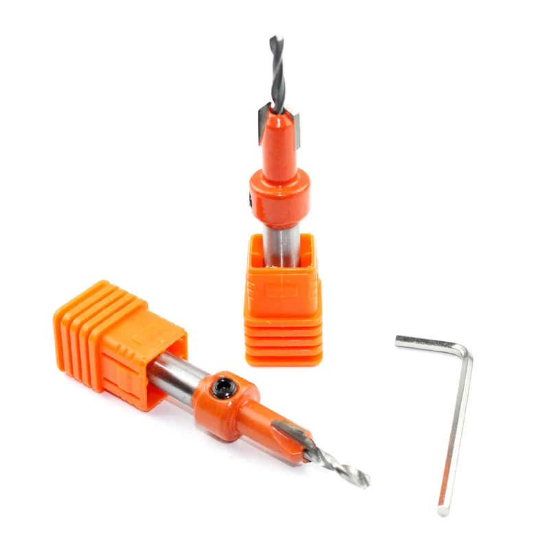 LAVIE 1pc 8mm Shank HSS Countersink Woodworking Router Bit set Milling Cutter Screw Extractor Remon Demolition-C C08339