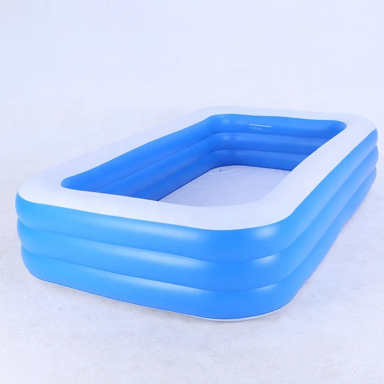 Outdoor PVC Inflatable Kids Swimming Pool 1.96M Foldable Adult Indoor Spa Above Ground Swimming Pool