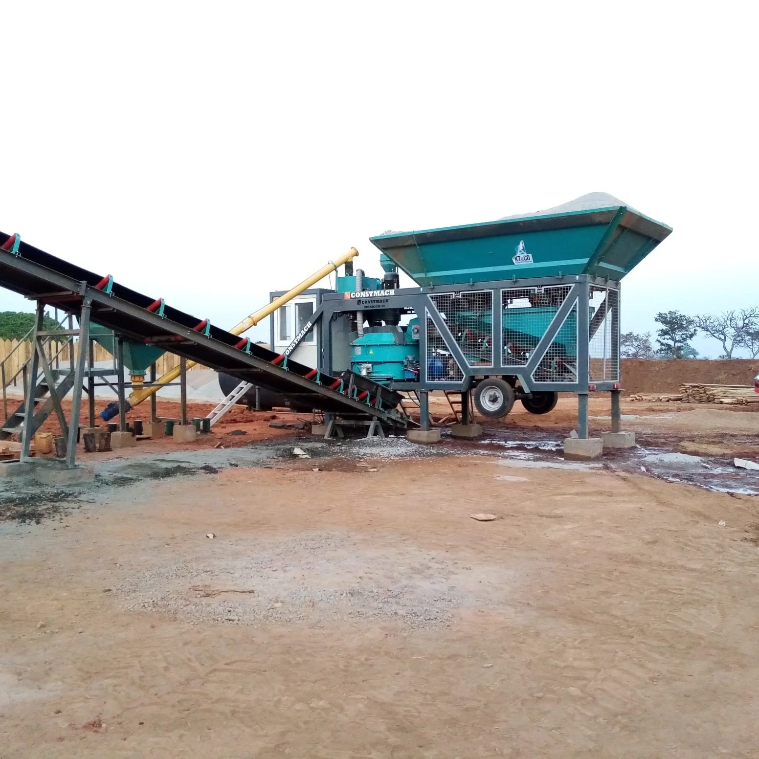 30 м3/ч MOBILE, самый экономичный бетонный завод на рынке!