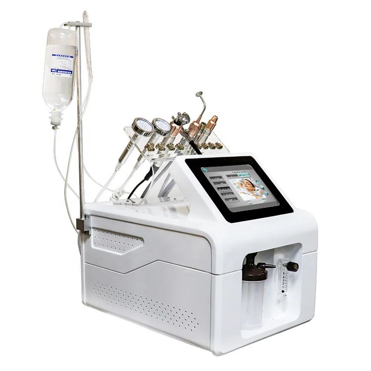 Машинка для микродермабразии Beauty 9 в 1 hydr0facial Deep Cleaning Hydra Oxygen Jet Aqua пилинг