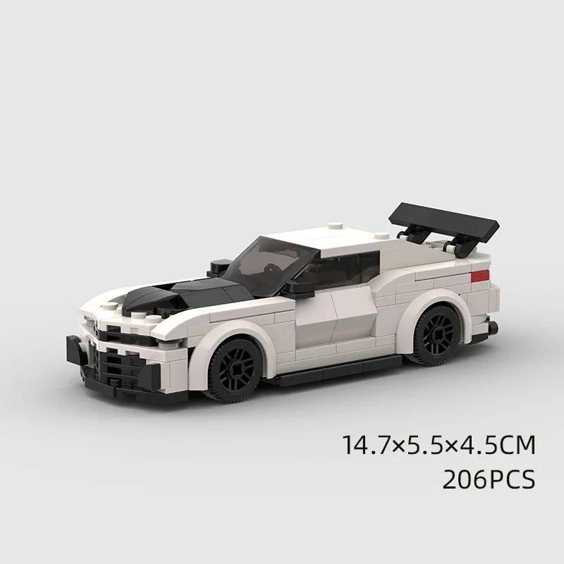 MOC Car 206 PCS F1 Racing Vehicle Model Building Block Speed Champions Super Race Brick Christmas Thanksgiving Day Gift Toy City