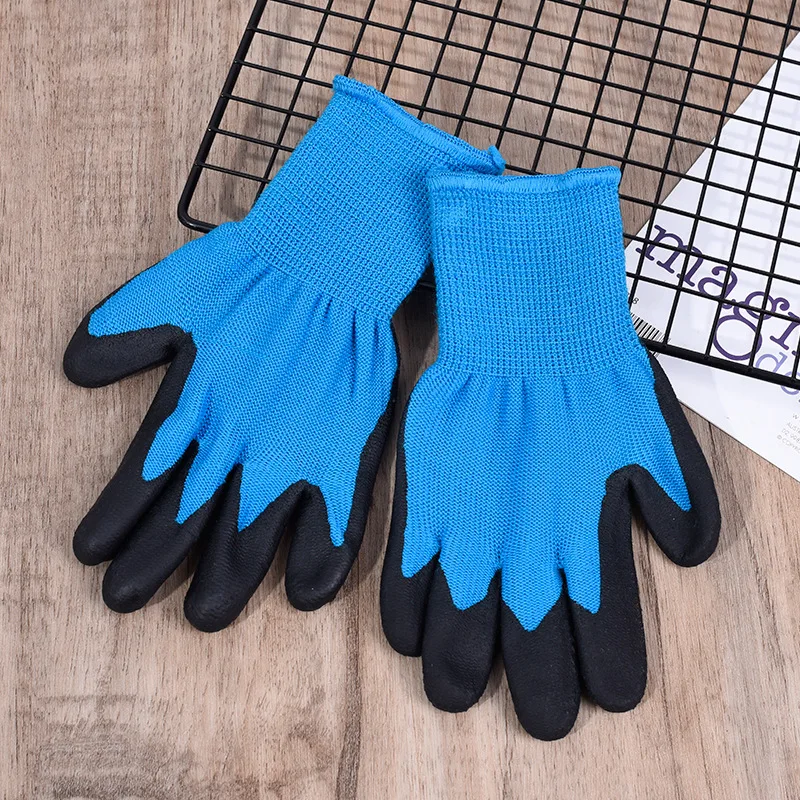 Colorful Nitrile/PU/Latex Coated Cut Resistant Kids Garden Gloves