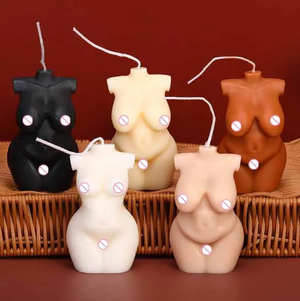 LARGE Curvy Body Candle Woman Plus Size Fat Venus Goddess Figure Candle