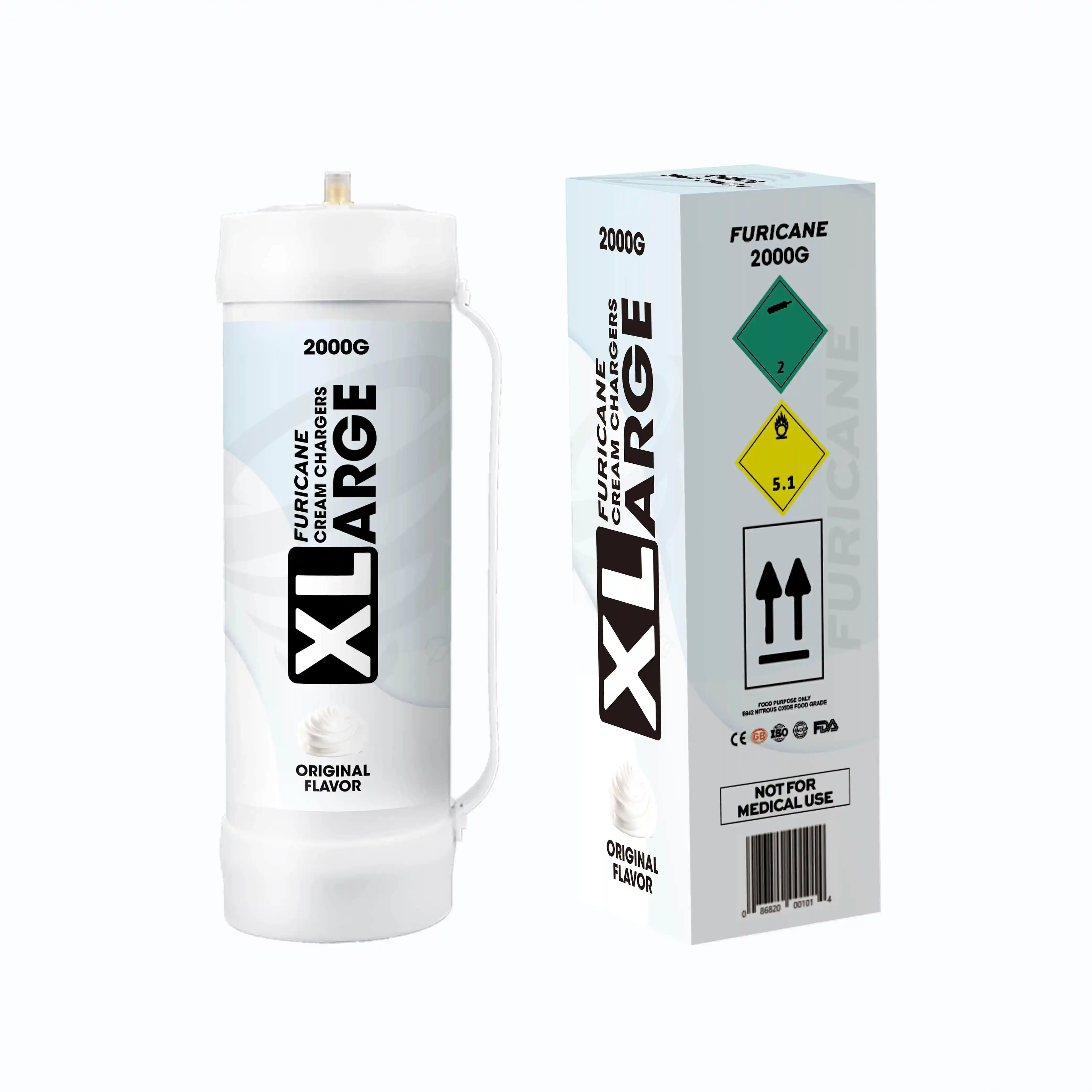 Factory direct sale OEM custom 2000g 3.3L Cream charger dessert tools