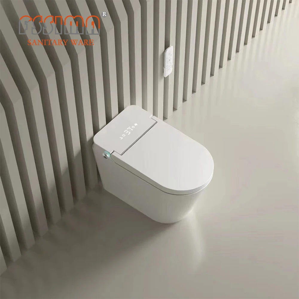 Smart Intelligent T1 T2 one piece toilet Professional design bathroom ceramic S Trap Price Toilet Sanitary Ware