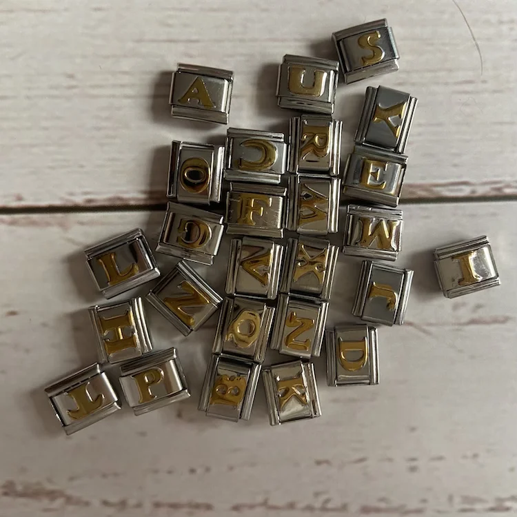 MOYAMIYA fashion jewelry Stainless Steel Bracelet Titanium Steel Italian Charm bracelet jewelry making beads charms