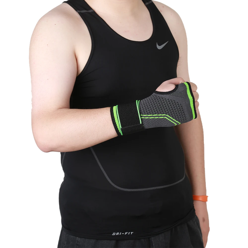 Wholesale palm protection compression pain relief wrist band wrist support palm brace for sport