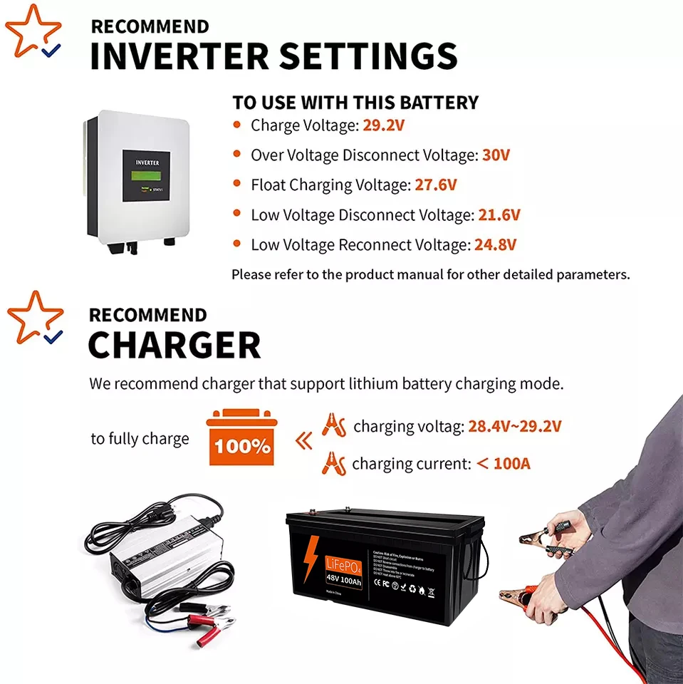 TLH LAB 48 Volt Lithium Battery 200 Ah 48v 300Ah Lifepo4 51.2v Lithium Ion Battery 110v 48v 100Ah Lifepo4 Battery for Golf Cart