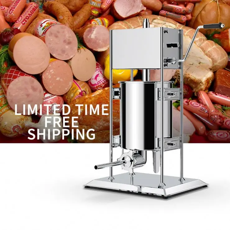 3L  5L  7L Commercial Manual Sausage Stuffer Meat Filler Maker Making Machine