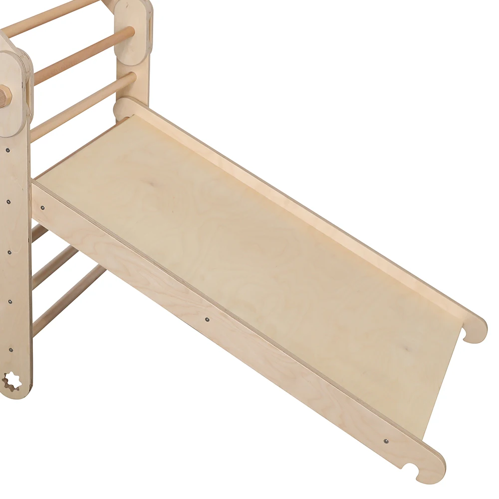 Factory Wholesale Indoor Playground Play Gym Wooden Indoor Play Gym With Bed