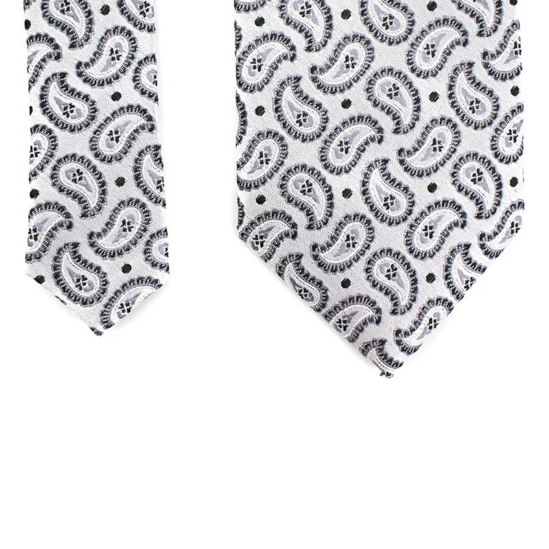 Жаккардовый мужской галстук с узором 8 5