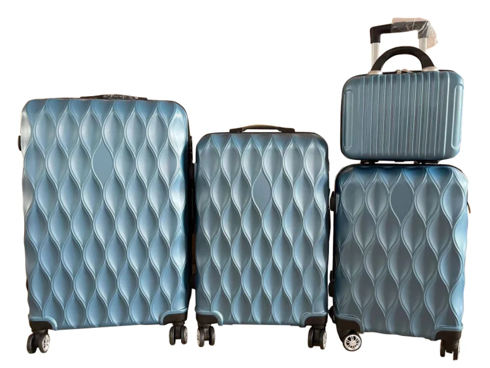 Комплект чемоданов на колесиках 14/20/24/28 из АБС-пластика, по заводской цене