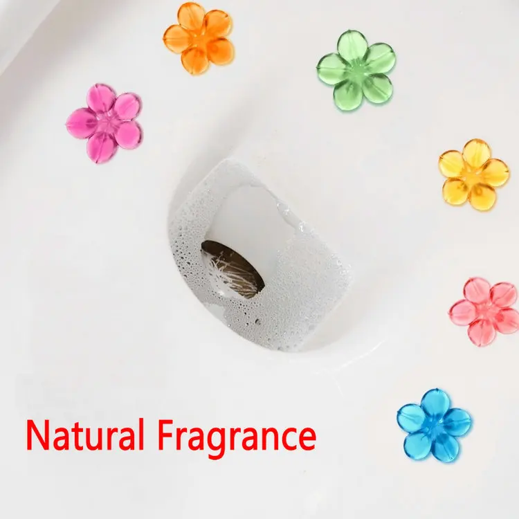 Bathroom Toilet Fragrance Deodorization Cleaner Helper Flower Gel Natural Fragrance Toilet Cleaner Deodorizer