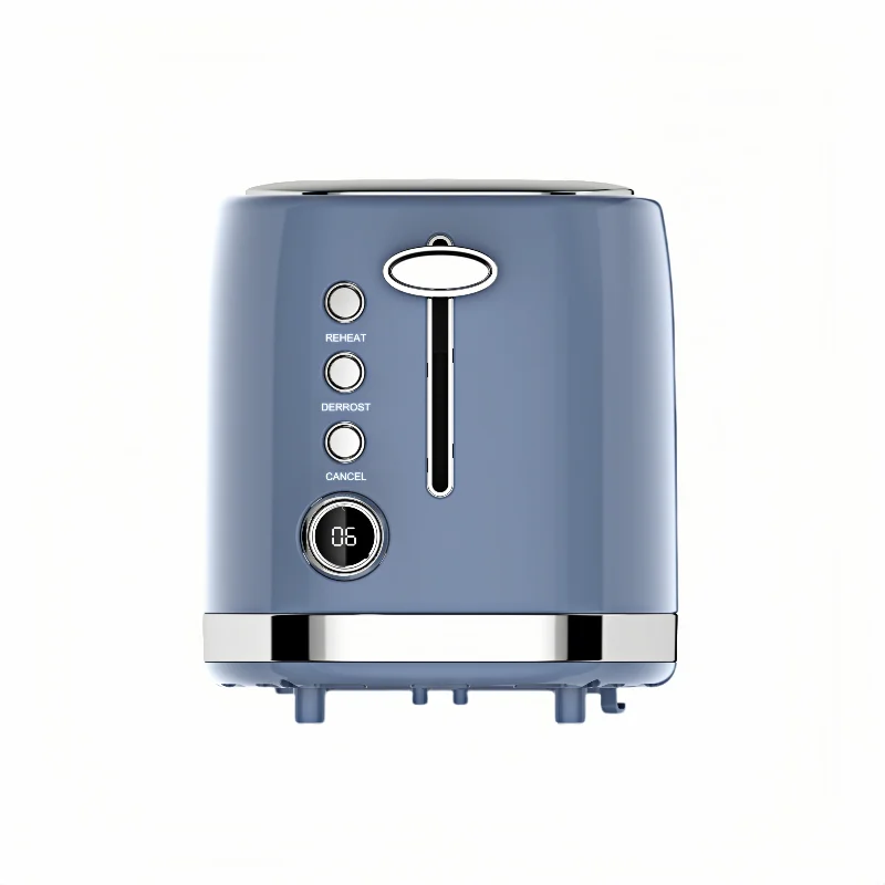 Home Multifunctional Breakfast Machine 2 Slice Toaster Automatic Browning Sandwich Maker Stainless Steel Hotel Toaster
