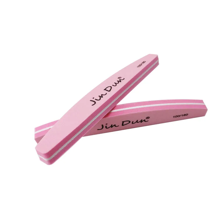 Factory Wholesale Top Quality Custom logo Gray Nail Buffer File Customs logo Gray Sponge Buffers Nail Nail Files and Buffers