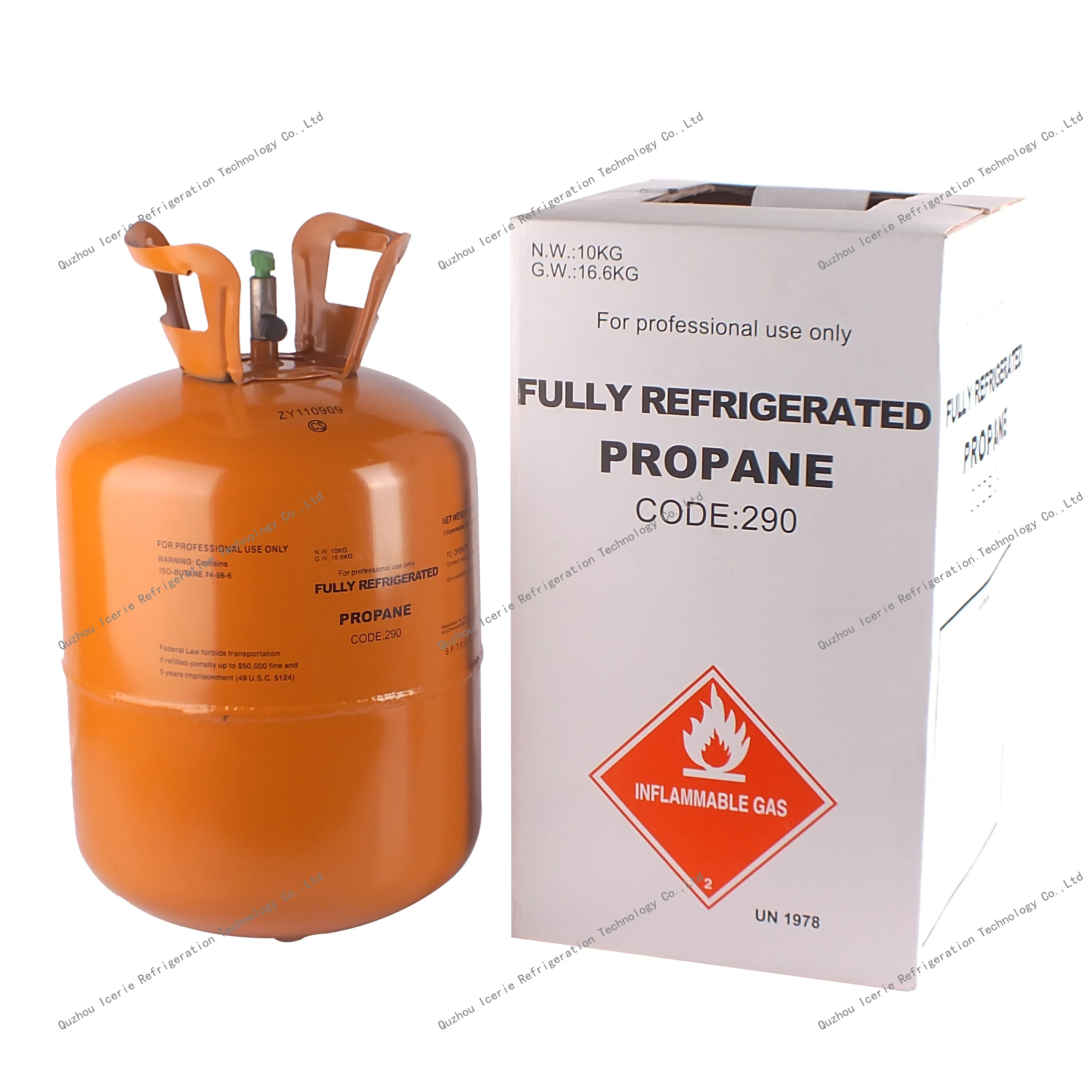 Wholesale disposable gas cylinders propane R290 HC refrigerant gas