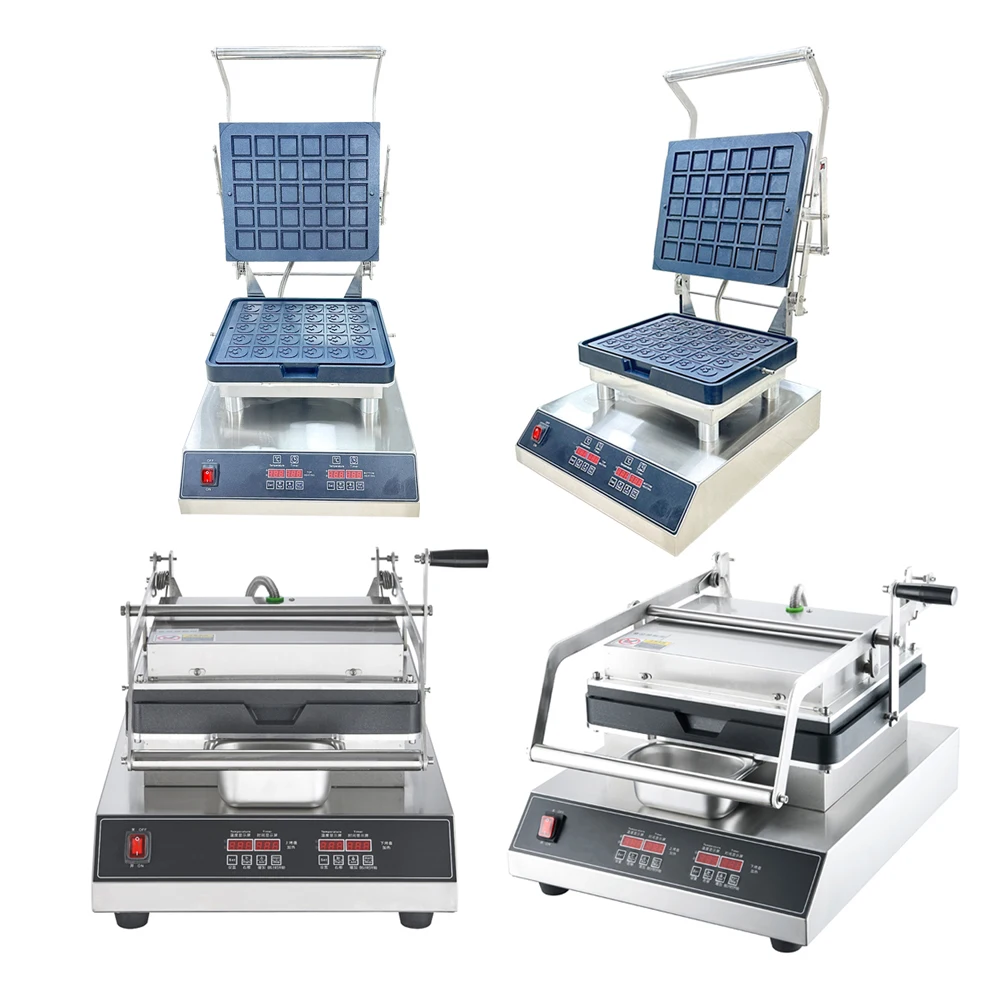Industrial Waffle Biscuit Making Machine Tart Cookies Press Butter Sand Forming Maker Biscuits Machine for Business