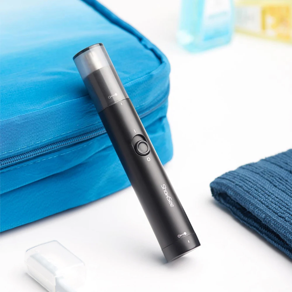 
Showsee Mini Nasal Hair Razor Nostril Shaver Portable Nose Hair Trmmer for Men 
