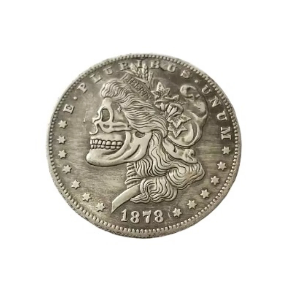 Design Selling Old Custom Logo Metal Challenge Antique Brass Coins 1887 1897 Commemorative Coin