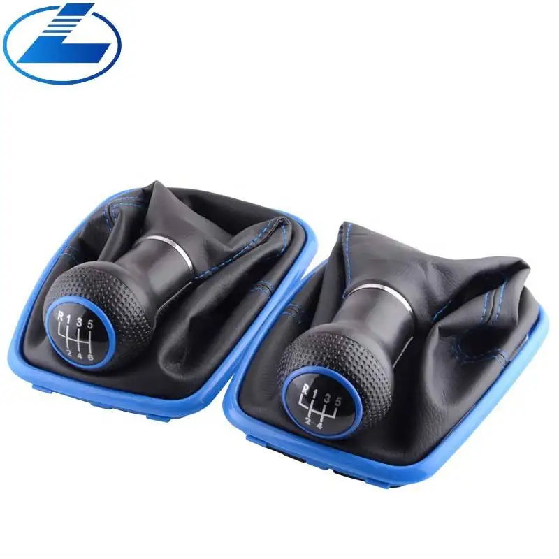 Car Gear Shift Knob Lever Shifter Gaitor Boot for VW  Golf 4  MK4 GTI R32 Bora Jetta MT 10mm 5 / 6 Speed