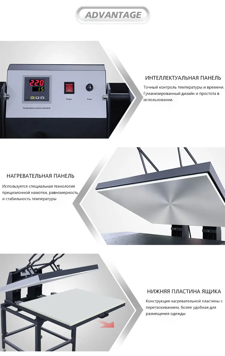 Новый продукт 80x100 см текстильная ткань сублимационная термопечатная машина
