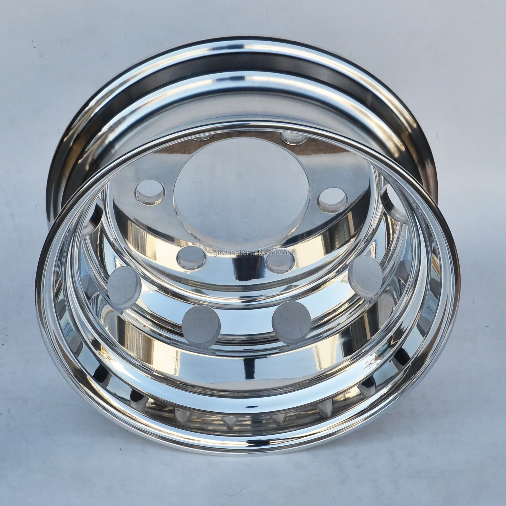 Custom truck alloy wheel rims 22.5, 19.5, 17.5, 16, 24.5', 26.5', 24', 26'
