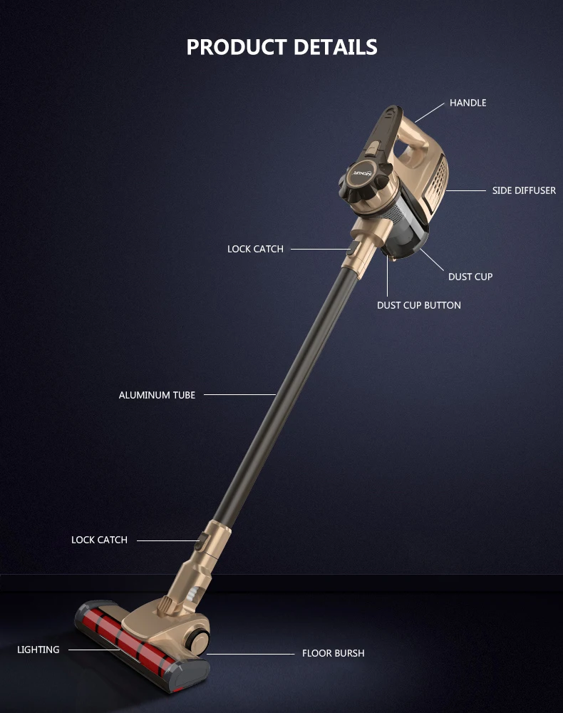 TINTON LIFE Cyclone Filter Handheld Vacuum Cleaner China Vacuum Cleaner