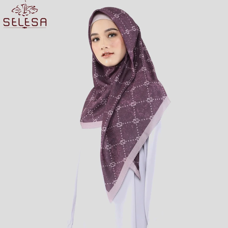 Foulard Femmes De Seda Latest Dubai Magic Shawl Silk Paisley Shawls Wear Under Scarf Muslim Underscarf Modal Cotton Hijab