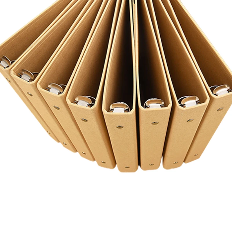 Kraft retro album folder file family reunion can be customized LOGO