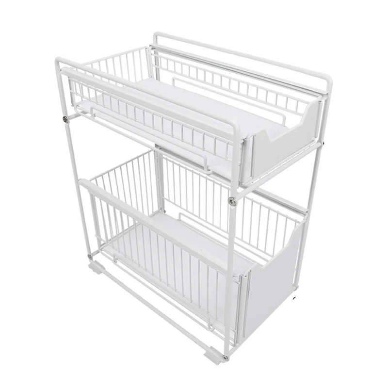 OGJ 2 storeys Shelf kitchen microwave oven shelf bathroom storage kitchen shelves rack