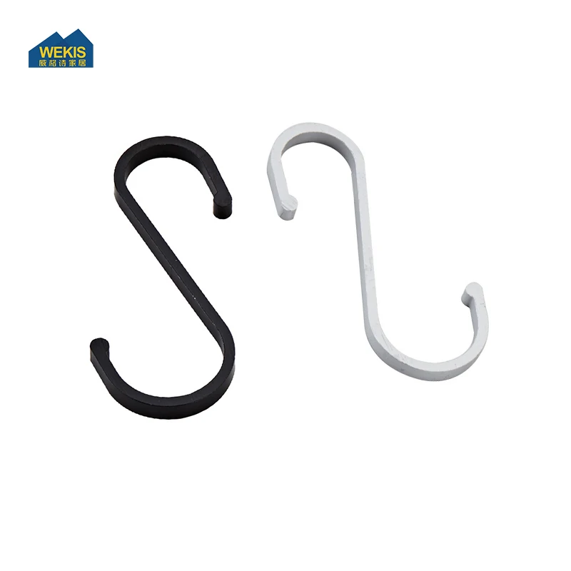 Bathroom Storage Hanging S Shape Space Aluminum Metal Wire S Hook Storage Accessories