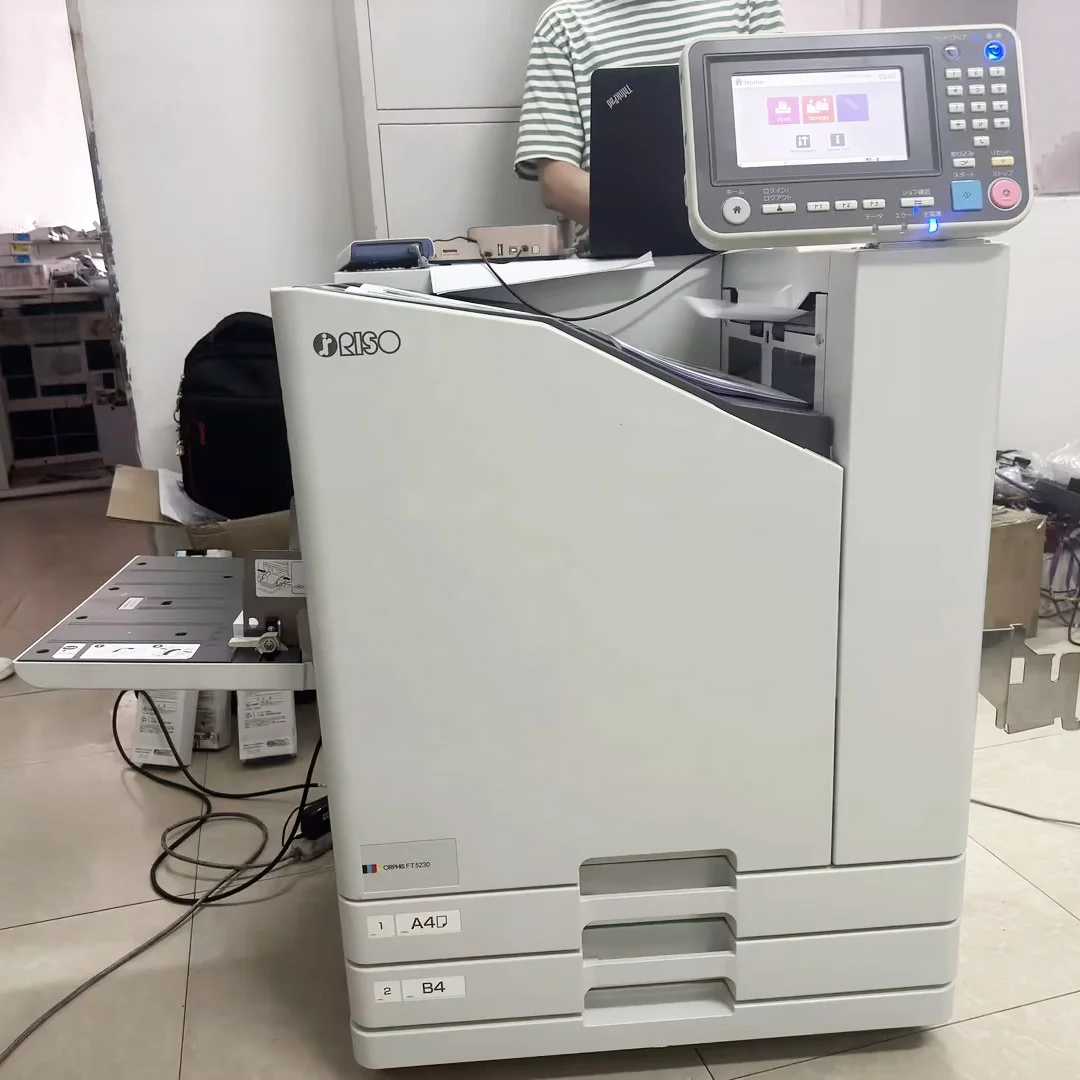 Восстановленные принтеры FT5230 A3 120PPM 600DPI производственный финишер опционально принтер Riso Comcolor FT5430