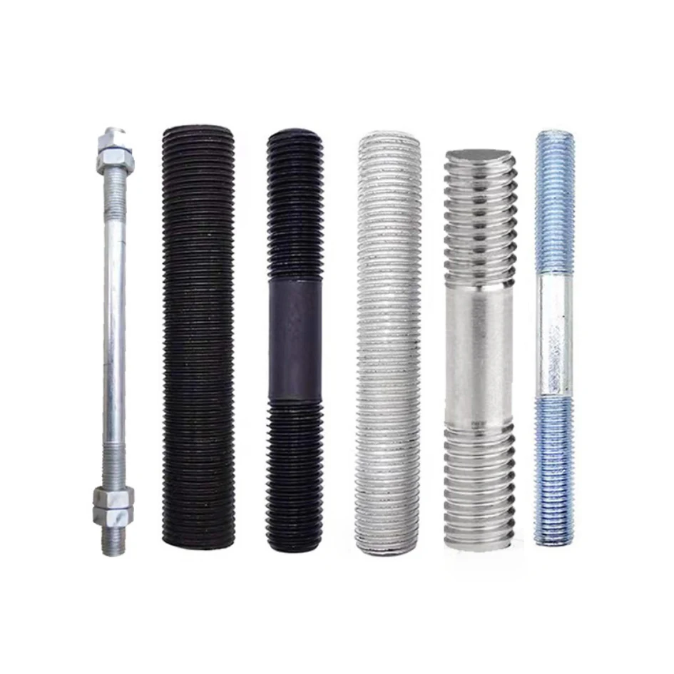Din938 Din835 Din939 Din940 GB901 Threaded Bolt Double end Studs M5 M6 M8 Double End Threaded Rod Bar Bolt Stud