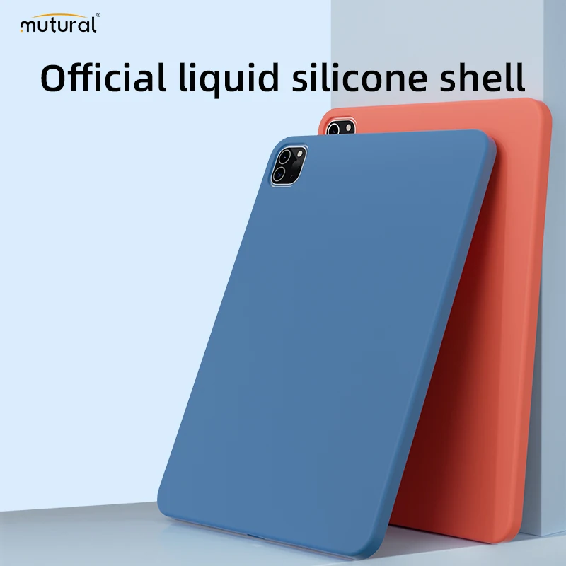 New Generation Cover Case For Ipad Pro 12.9 Case 2020 2021 Eco-friendly Liquid Silicone Ipad Case Holder