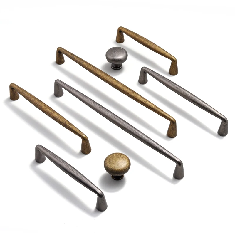 Oukali Classic American Style Furniture Cabinet Handle Antique Bronze Drawer Kitchen 192mm  Dresser Zinc Handles