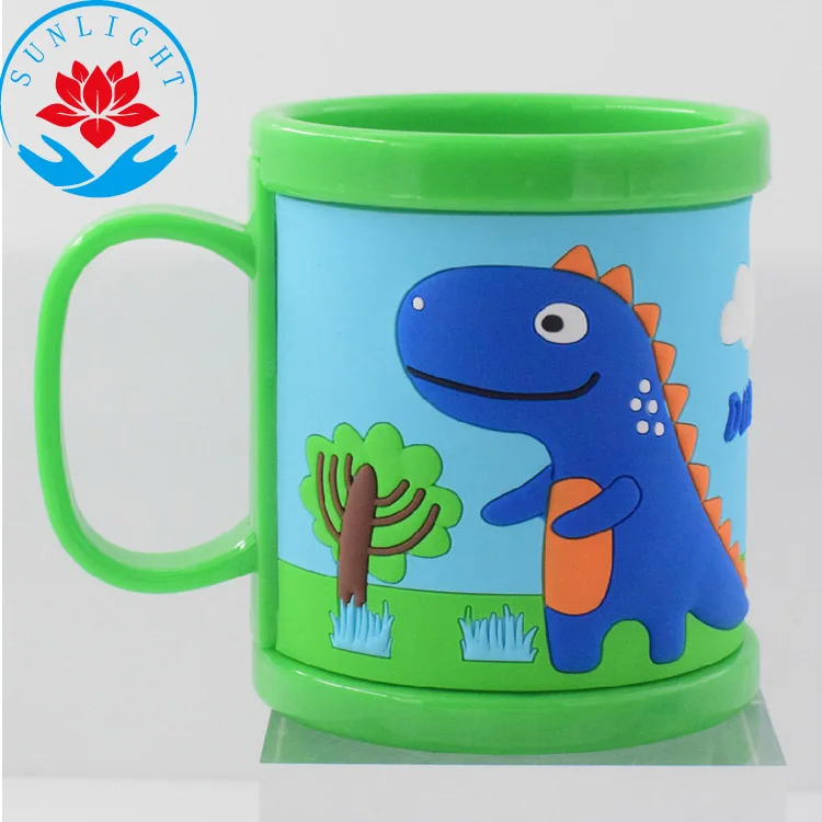 Factory Price 3D embossed soft pvc silicone abs mug cup Souvenir 3d mug name soft pvc kids personalized cartoon mugs