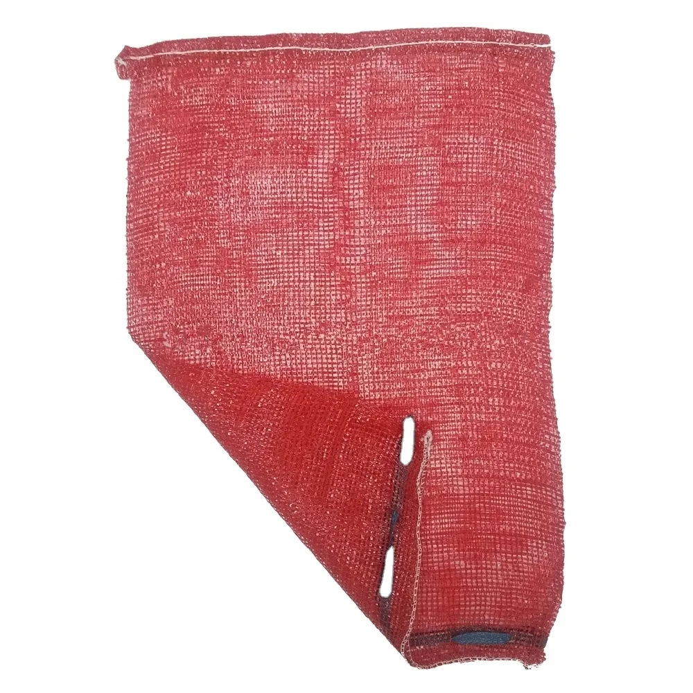 Wholesale 25 kg 50kg PP/PE Tubular Leno Net Bag Firewood Mesh Produce Bags for Potatoes Onions