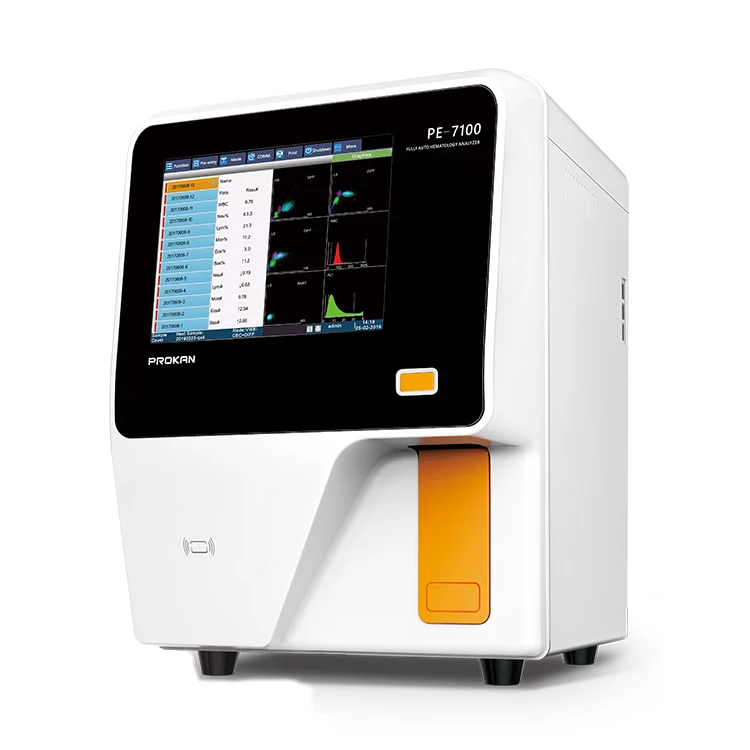 Colorimetric method fully automatic hematology analyzer blood testing equipments clinical analytical instruments