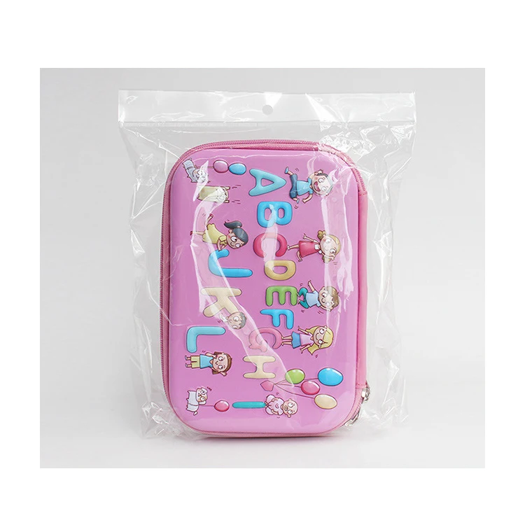 Pencil Case 3D Cute EVA Pen Pouch Stationery Box Anti-Shock Large Capacity Multi-Compartment for Girls School Students Teens Kid