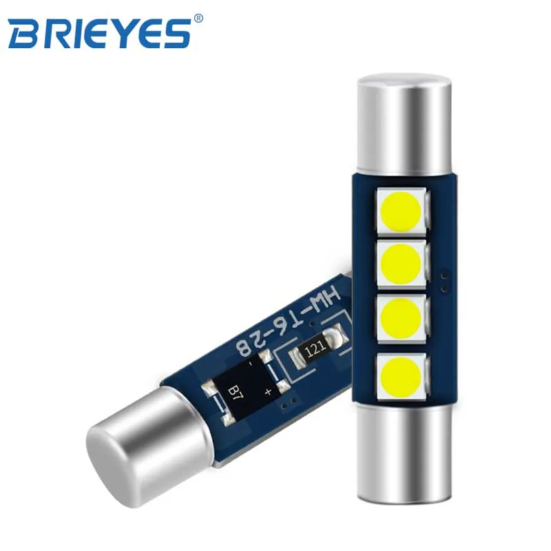 OSP Best Price Festoon LED Light 303*4SMD Chips Interior Lighting C5W 7546 FEST10W 7576 28mm Polarity Free Car LED Bulb