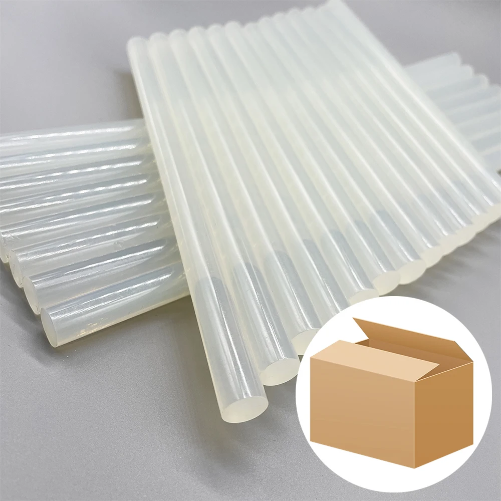 11mm White and semi-transparent Hot Melt Glue Stick For Photo Frame Wood Resin