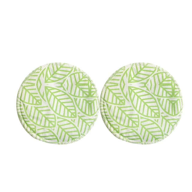 Free sample overlocking stitch breathable Washable Nursing Breast Pads