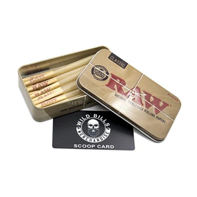 
stock new style 115*65mm spot small tobacco box iron metal storage box metal raw box 