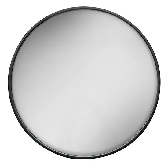 Оптовая продажа, тяжелые 24x24 дюйма, семейная черная металлическая форма/круглая форма, настенные зеркала