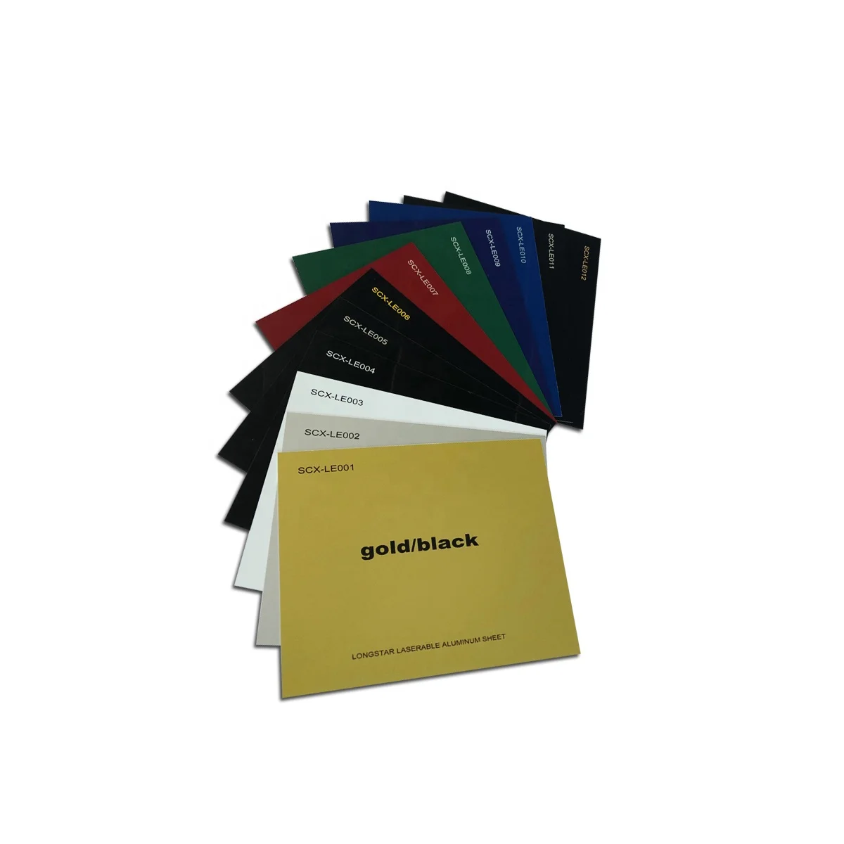 Laser engraving aluminum sheet two layers engravable Aluminum blanks Laserable Aluminum metal coated blank double color sheet