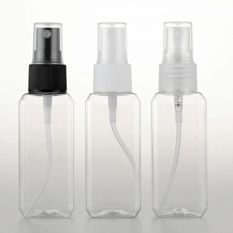 
Wholesale empty clear color 100ml 1oz 2oz 4oz plastic spray bottles for medical disinfection alcohol 