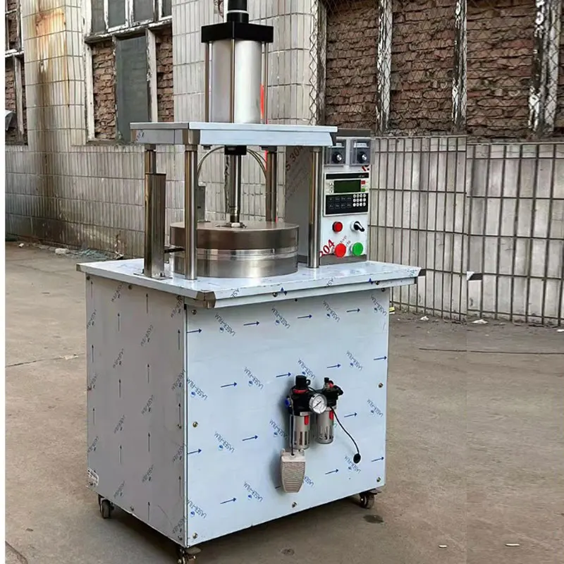 Automatic Hydraulic Chapati Maker Roasted Duck Pancake Making Machine