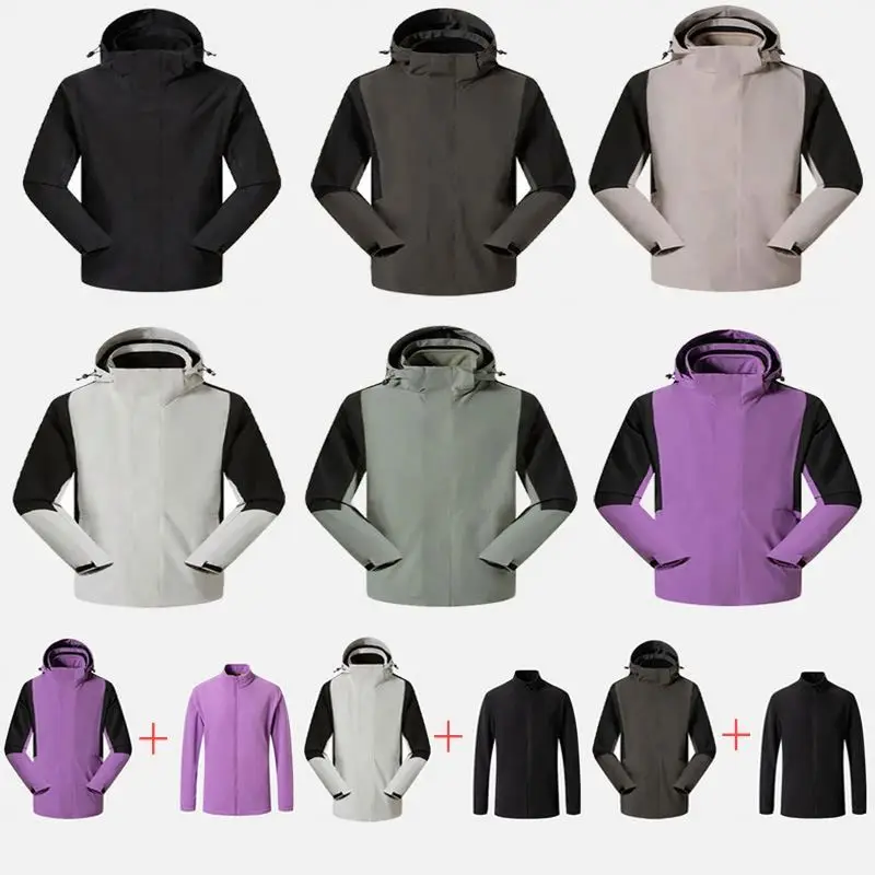 Зимняя Водонепроницаемая непродуваемая куртка-бомбер из полиэстера с застежкой-молнией