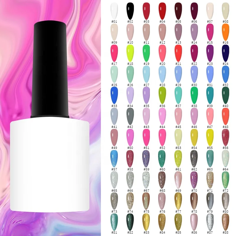 OEM ODM Private Label Color Gel New 12ml Bottle 223 Colors Soak Off Uv Led Gel Uv Gel Nail Polish