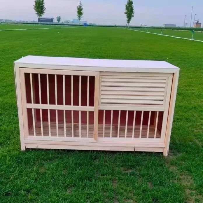 Wooden Galvanized Metal Wire Mesh Pigeon Cage Original Taiwan Style Breeder Trap Door Structure  Wooden Pigeon House